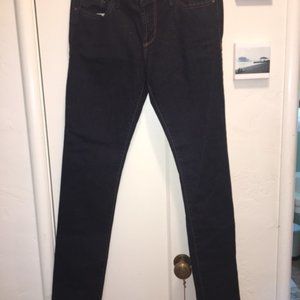 Dark Blue Modern Skinny Jeans